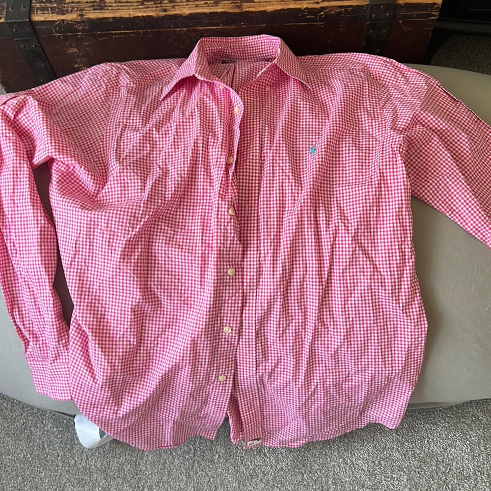 XL polo Ralph Lauren dress shirt worn 1 time perfectly new